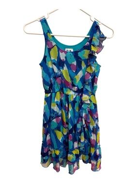 P.S. from Aeropostale Girls Floral Tropical High Low Dress Size M 10